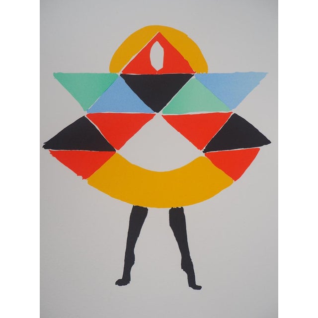 Modern Sonia Delaunay, Carnaval, Lithograph For Sale - Image 3 of 6
