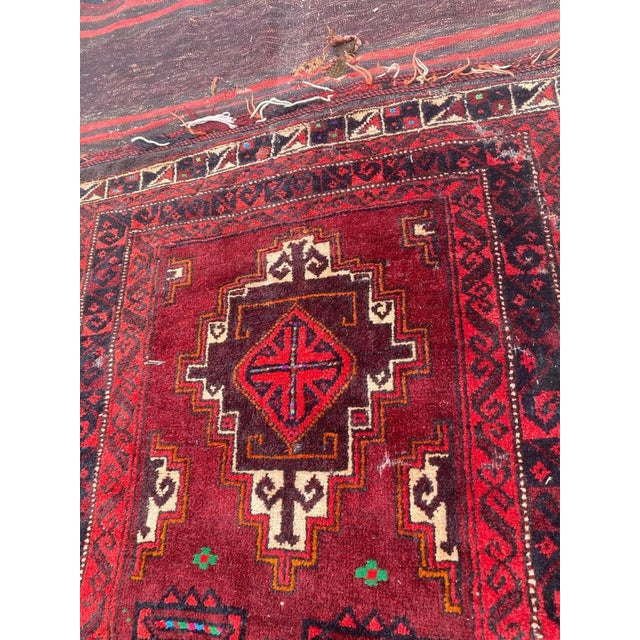 Distressed Khorjin Rug For Sale - Image 16 of 18