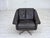 1960s, Danish swivel armchair by Aage Christensen. Original dark brown furniture leather, chromesteel. Original good...