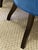 Wood Custom Pair of Wingback Chairs Upholstered in Toile De Nantes & Colefax & Fowler Velvet in Blue & White For Sale - Image 7 of 11