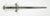 Heavy thrusting dagger from the 16th-17th century For Sale