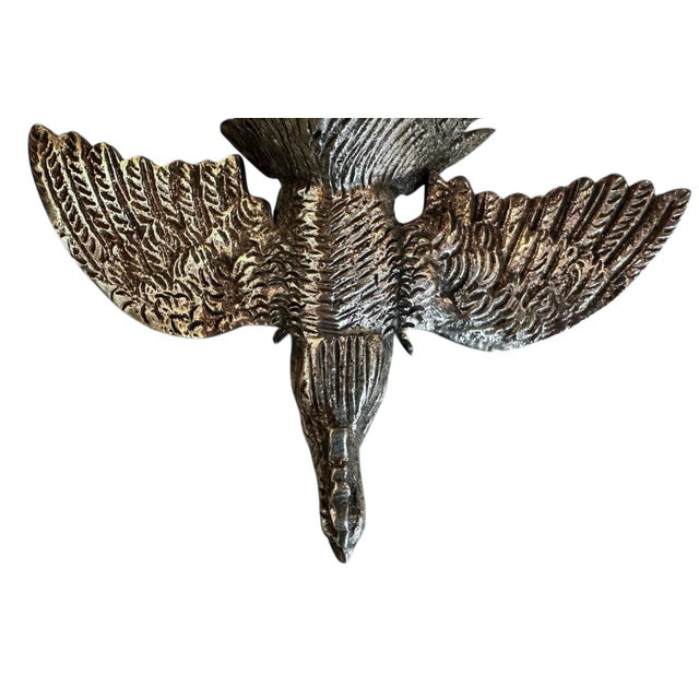 Mid 20th Century Iberian Silvered Brass Fighting Cockerels For Sale - Image 10 of 13