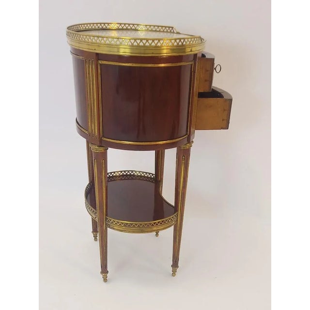 Louis XVI Style Oval Salon Table, 19th Century For Sale - Image 6 of 9