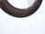 Art Deco Antique Round Wood Mirror For Sale - Image 3 of 3