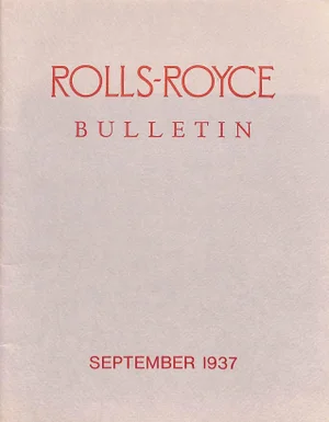 "Rolls-Royce Bulletin: September 1973" Book