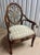 Dorothy Draper Vintage Palm Beach Regency Dorothy Draper Style Faux Bamboo Accent Chair For Sale - Image 4 of 9