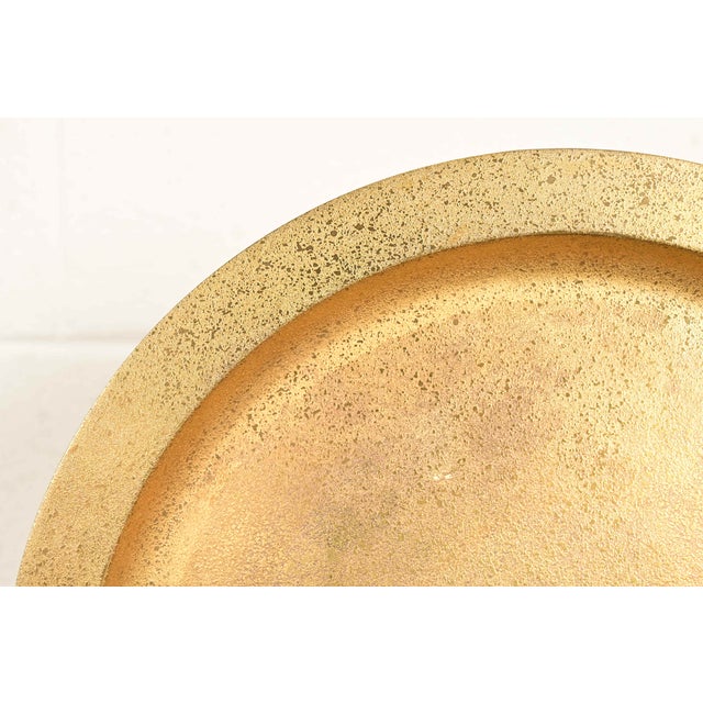 Early 20th Century Tiffany Studios New York Bronze Doré Large Charger Plate or Tray For Sale - Image 5 of 11