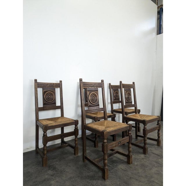 Chairs in the style of Dudouyt, Set of 5, in Very Good conditions.