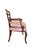 1940s Vintage Hand Carved Mahogany Lounge Chair For Sale - Image 4 of 10