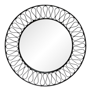 Tempestini/Salterini Mid-Century Ribbon Wrought Iron Mirror