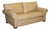 Latte Brown Leather Two Seater Sofa by Multiyork England For Sale