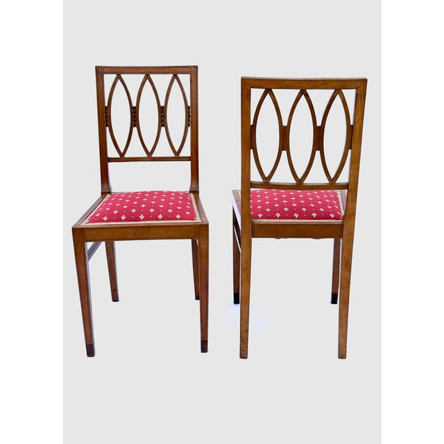 Wood Jugendstil Chairs attributed to Bruno Paul, Germany, 1900s, Set of 2 For Sale - Image 7 of 10