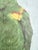 Oil Painting on Board Two Parrots on Branch in Green Lacquered Frame For Sale In Savannah - Image 6 of 13