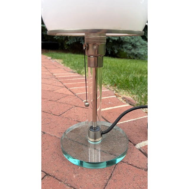 Mid-Century Modern Vintage Wg24 Bauhaus Table Lamp by Wilhelm Wagenfeld for Tecnolumen For Sale - Image 3 of 7