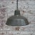 Vintage Industrial Brown Enamel Factory Pendant Lamp For Sale - Image 4 of 5