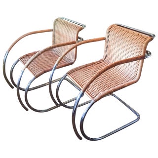 MCM Mies Van Der Rohe - Mr 20 Chairs - Set of 6 For Sale
