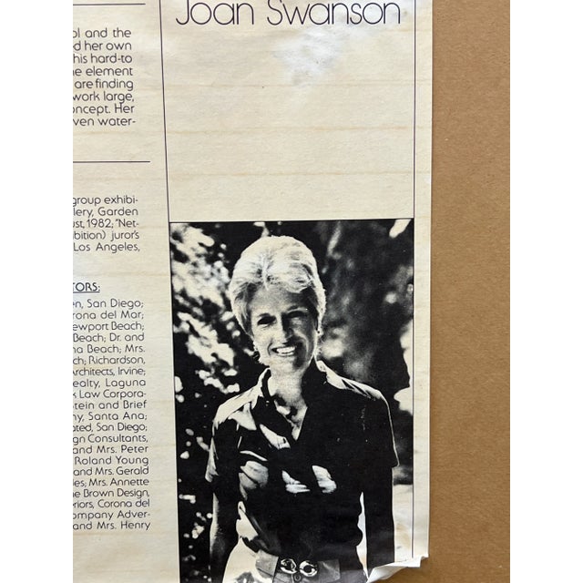 Vintage Watercolor by Joan Swanson For Sale - Image 9 of 10