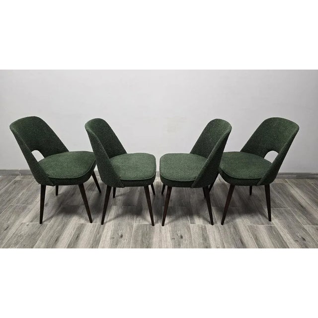 Wood Dining Chairs by Oswald Haerdtl for Ton, 1950s, Set of 12 For Sale - Image 7 of 12