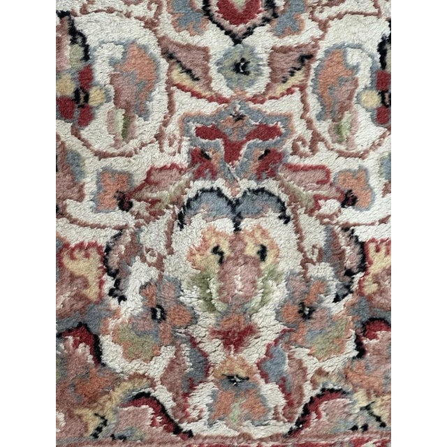 1980s Small Vintage Silk and Wool Pakistani Rug from Bobyrugs, 1980s For Sale - Image 5 of 14