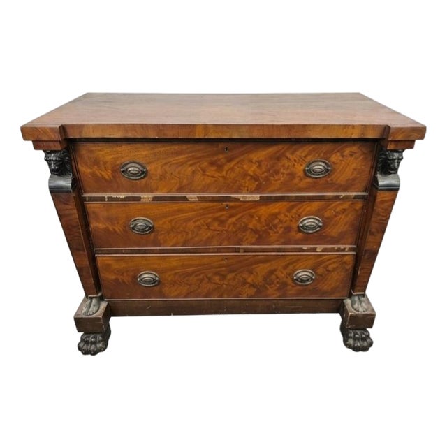 Early 19th Century French Empire Commode / Chest of Drawers For Sale