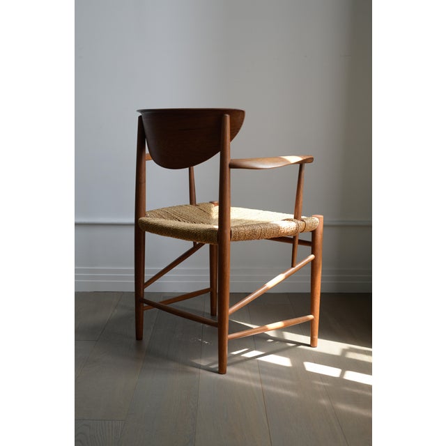 1960s Danish Mid-Century Modern Chair Attributed to Hvidt & Mølgaard-Nielsen, 1960s For Sale - Image 5 of 7