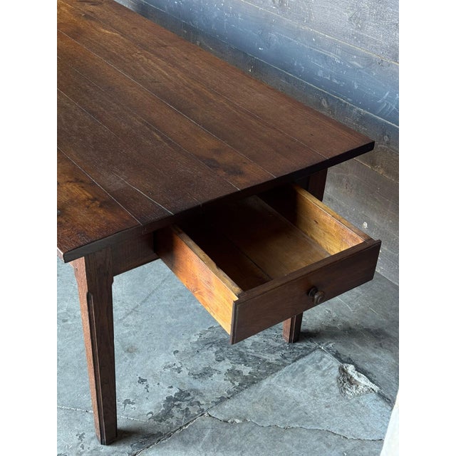 Normandy Farmhouse Dining Table in Oak, 1850 For Sale - Image 17 of 18