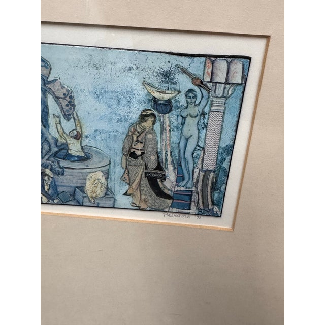 Christine Peirano “Kimono Series #9” Collage, Framed For Sale - Image 12 of 12