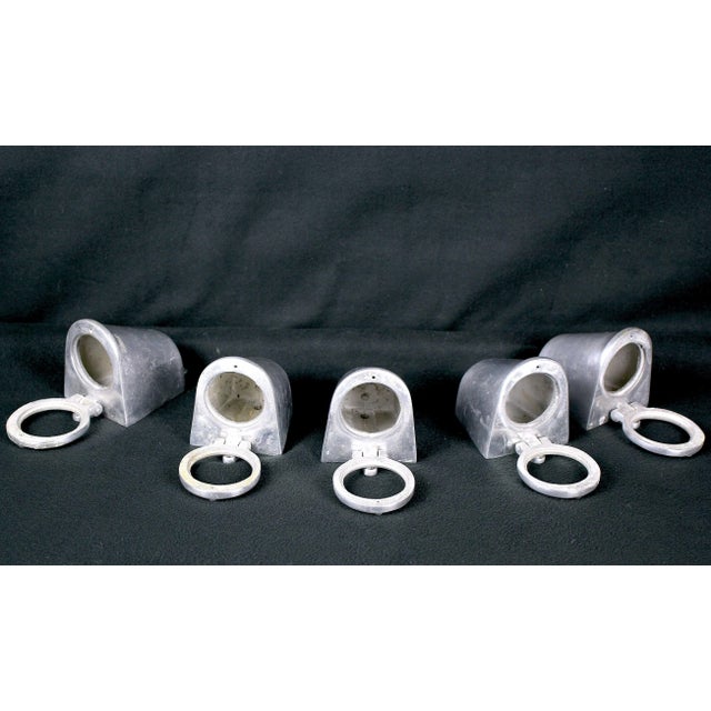 Lights R & W, New-York, Strong Aluminium Wall Sconce, 1960's For Sale - Image 7 of 11