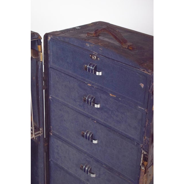 Antique Holdall Covered in Black Leather, 1890s For Sale - Image 18 of 18