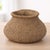 Kenneth Ludwig Chicago Braided Weave Cement Vase 10"D For Sale - Image 4 of 4