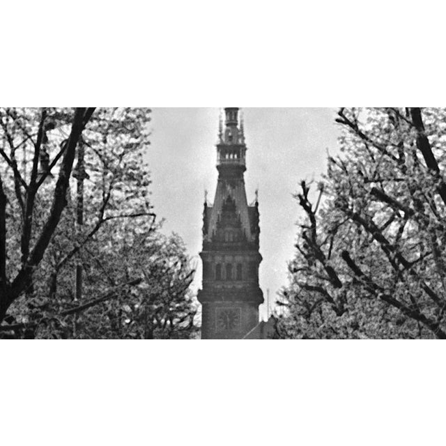 Traditional Taking a Walk at Alster to City Hall Hamburg, Germany 1938, Printed 2021 For Sale - Image 3 of 5