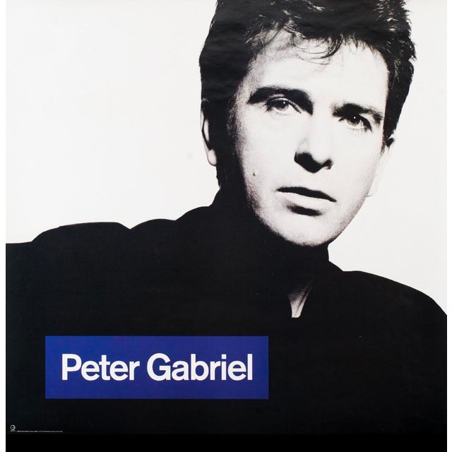 Peter Gabriel ‘So’ 1986 Original Vintage Promo Poster 30×30″ inches / 76 x 76 cm Condition : Very Good – Excellent with...