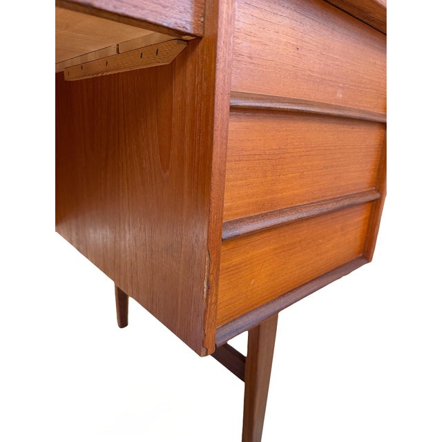 1960s Danish Modern Teak Executive Desk For Sale - Image 13 of 13