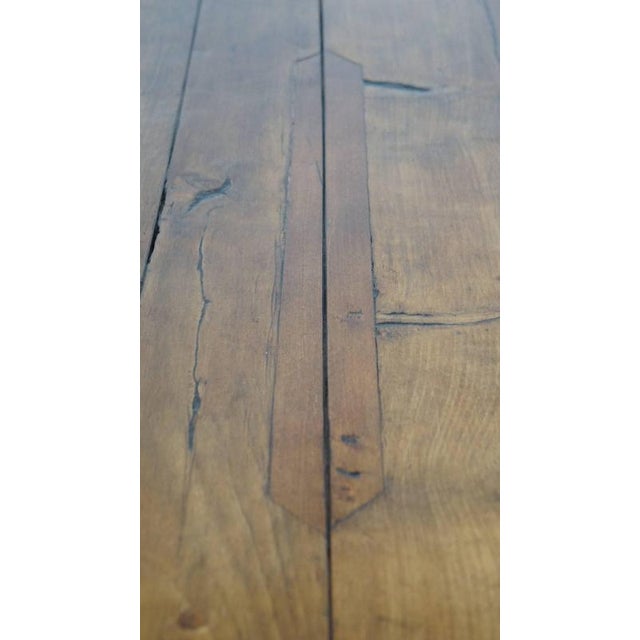 French Farmers Dining Table, Late 18th Century For Sale - Image 10 of 12
