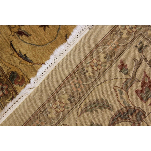 1900 - 1909 Handmade Traditional Design, Wool & Cotton Rug. 9'0" X 12'0" For Sale - Image 5 of 6