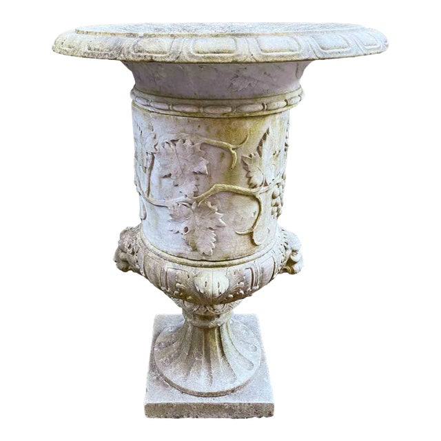 Antique Marble Garden Urn For Sale