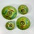 Vintage Home is pleased to present this set of 4 Vintage Mexican Folk Art hand-crafted terra cotta pottery Serving Bowls....