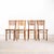 1950s Oak Step Back Dining Chairs, 1950s, Set of 4 For Sale - Image 5 of 11