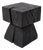 Sculptural Hardwood Side Table by Logniture For Sale