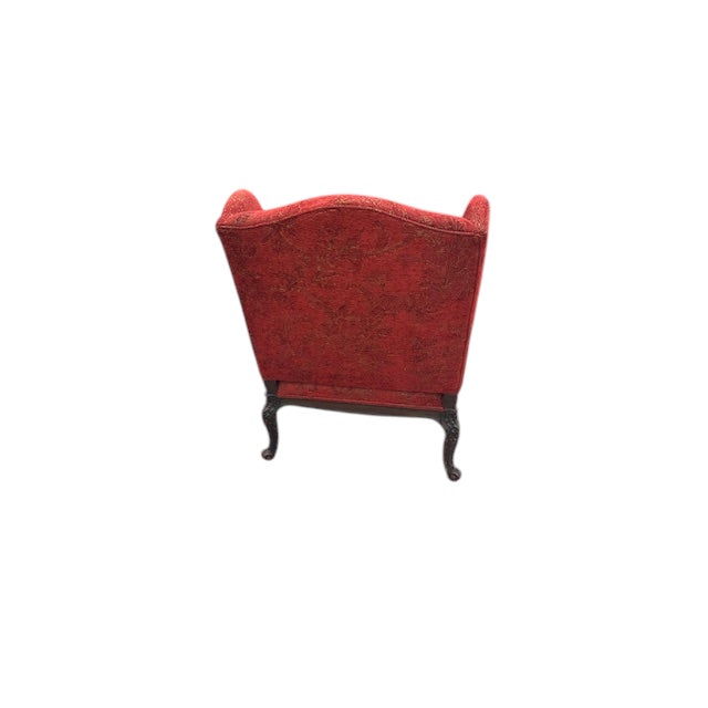 19th Century French Walnut Wingback Chair For Sale - Image 11 of 12