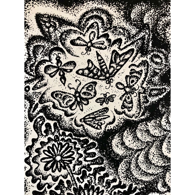 Michail Grobman, Large Post Soviet Non Conformist Russian Israeli Volcano Lithograph Silkscreen For Sale In Miami - Image 6 of 8