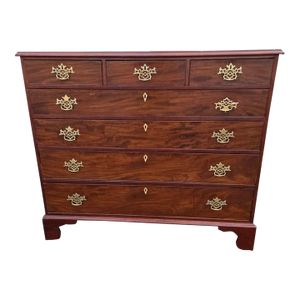 Very Fine 18th C / 19th C Inlaid English Georgian 7 Drawer Chest