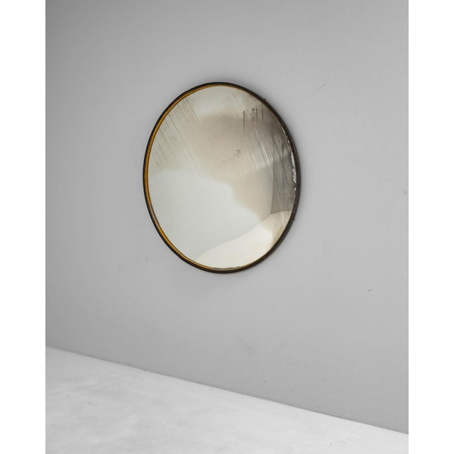 20th Century Czech Metal Round Mirror For Sale - Image 18 of 18