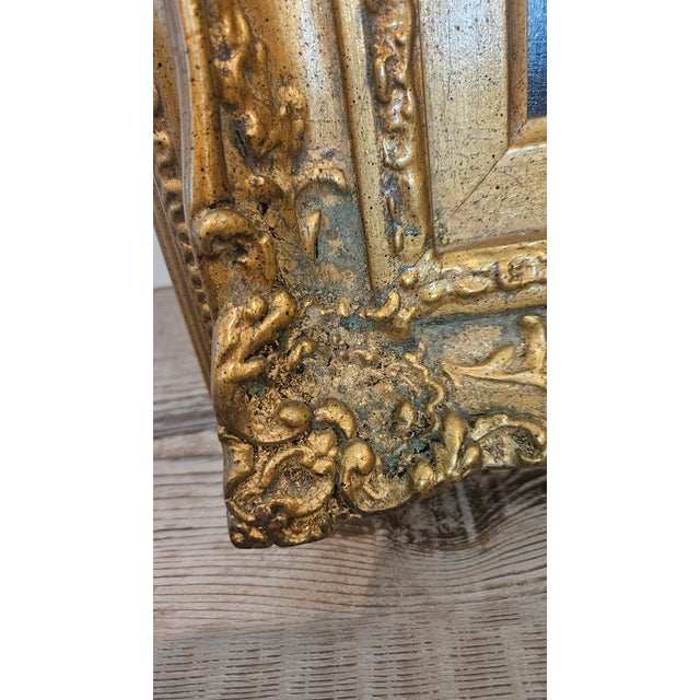 1990s 1990s J. Collins Signed Original Fruit Still Life Oil Painting in Ornate Gilt Frame For Sale - Image 5 of 5