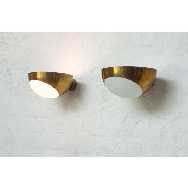Wall Lights in the style of Stilnovo Italia, 1950s, Set of 2 For Sale - Image 9 of 9