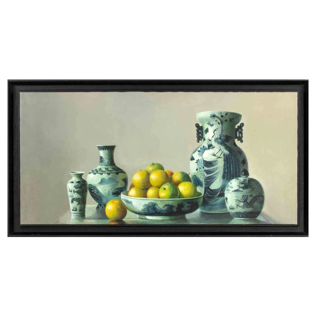 Zhang Wei Guang, Oranges, Oil on Canvas, 2000s For Sale