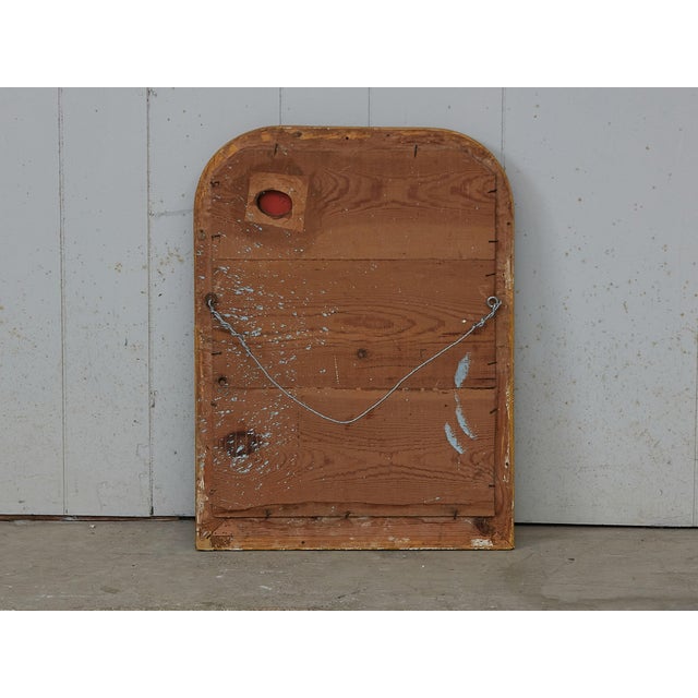 Gold French Louis-Philippe Style 1900s Gilt Wall Mirror with Etched Foliage Motifs For Sale - Image 8 of 8