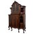 2000 - 2009 19th Century Antique Queen Anne Walnut Display Cabinet For Sale - Image 5 of 13