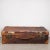 Mid 20th Century Distressed Leather Suitcase With Brass Locks C.1940 For Sale - Image 5 of 8