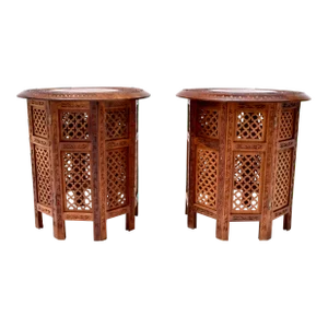Pair of Anglo Indian Inlaid Stands